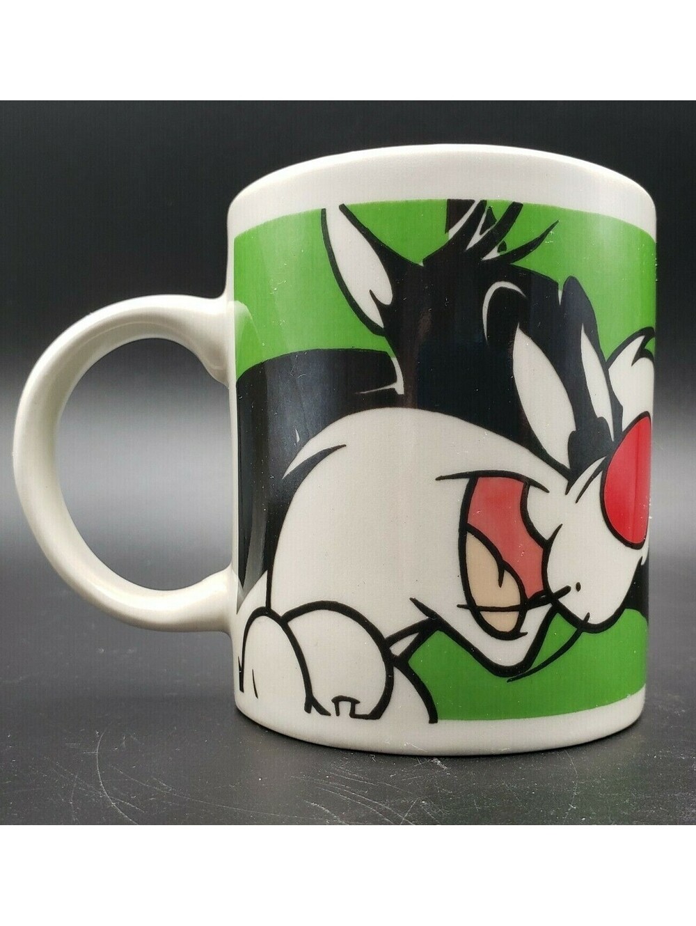 Vintage Looney Tunes Coffee Mug Sylvester Tweety Bird Warner Bros 1999 Tea Cup